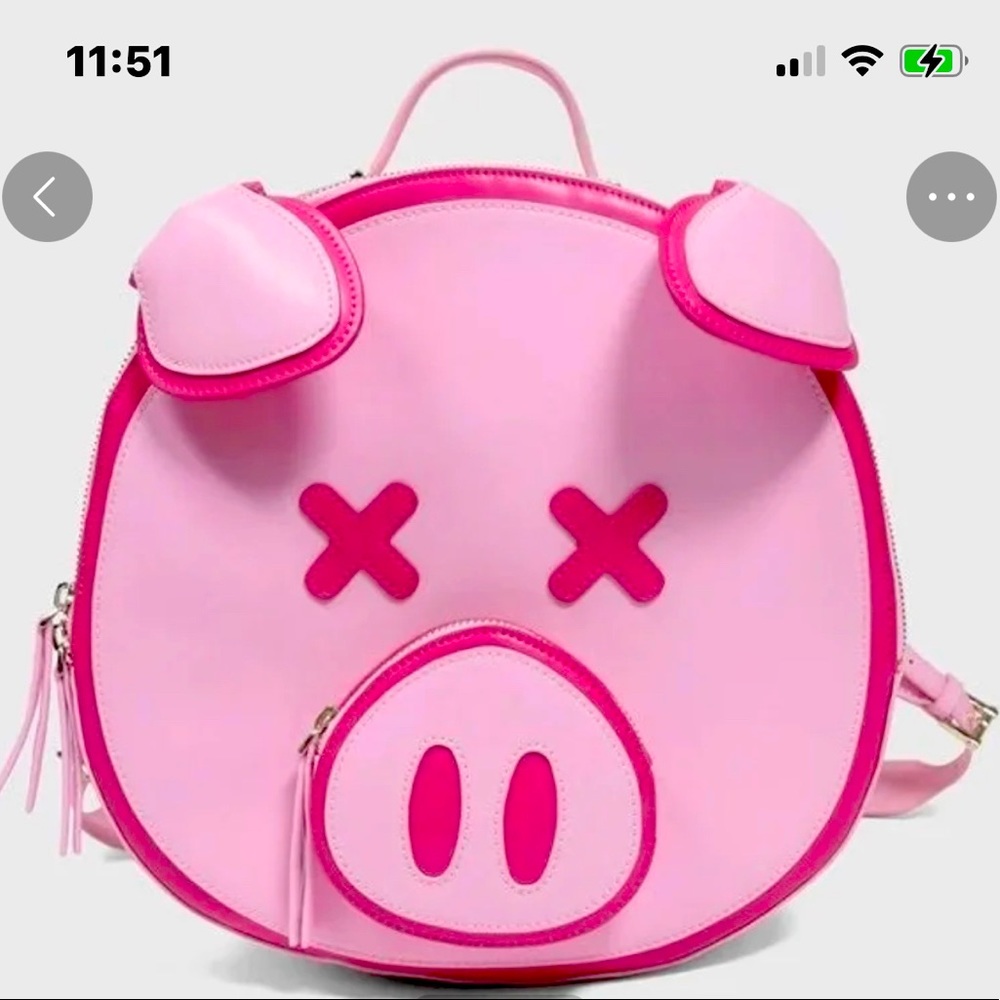 New shane dawson pig backpack pink